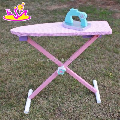 China Wooden Toys 2017 New Products Children Pretend To Play Wooden Toy Ironing Board W10D151 for sale