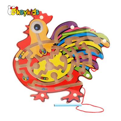 China MDF+magnet 2019 Most Popular Educational Wooden Marble Maze Toy For Children W11H050 for sale