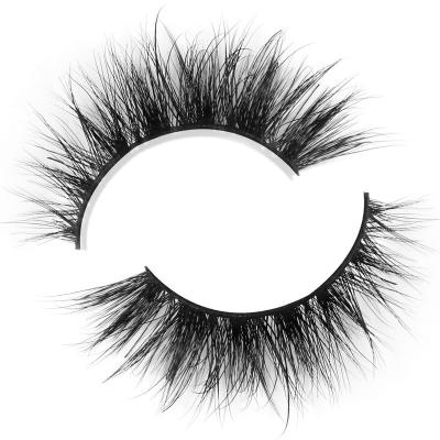 China Long Natural Quality 3d Real Mink Fur Black Strip Eyelashes from Sassi Hiter Eyelalsh Hot Top for sale