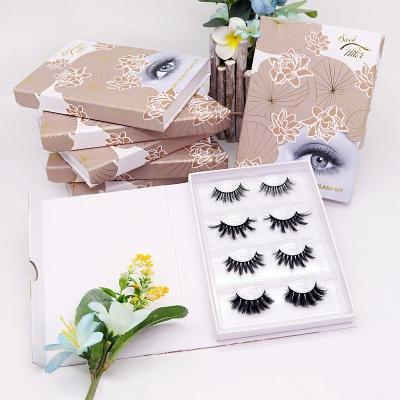 China Thick Handmade False Eyelashes Private Label False Eyelashes Free Manufacturers for sale