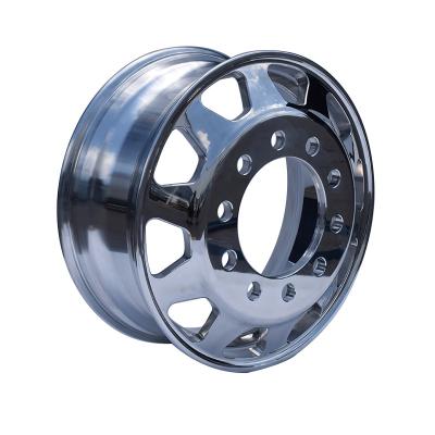 China 22 ALLOY aluminum wheel customized truck wheel or rims for commercial truck forged alloy trailer wheel for sale