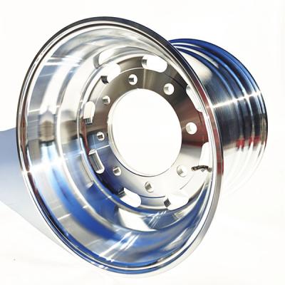 China ALLOY 19.5*14 aluminum alloy truck wheel / American design wheels / Fashion Speedline double sided polishing and duct polishing for sale