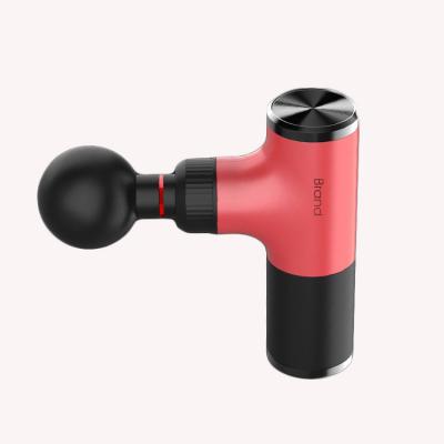 China 2021 Portable New Percussion Therapy Vibration Mini Massage Gun Deep Tissue Muscle Massager USB Charging for sale