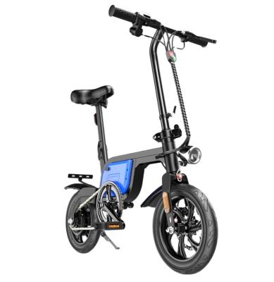 China NEW city aluminum alloy 2021 popular fast electric bicycle ebike foldable electric bike for adult long range 12-27KM for sale