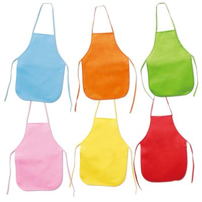 China Oxford Imitation Nonwoven Fabric Washable Non-Toxic Children's Environmental Protection Inspection High Standard Apron for sale