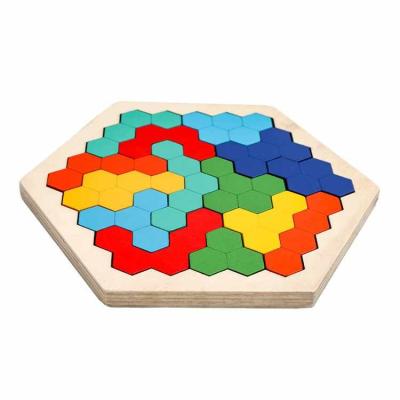 China Wholesale Cartoon Toy Childrenassembled Kindergarten Baby Early Childhood Educational Toys Wooden Amazing Puzzle for sale