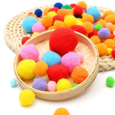 China Educational DIY Toy Set High Quality Fur Ball for Wedding Accessories Hair Ball Furry Pompom for sale