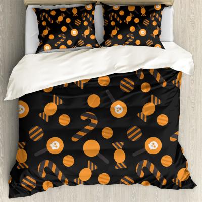 China Anti-Static Design Luxury Bedding Set Halloween Print Comforter Sets Luxury Designer Bed Covers King Size Comforter Bedding Set for sale