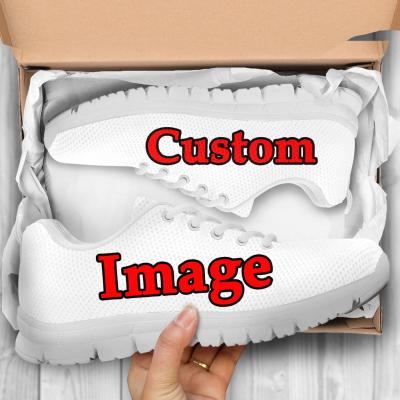 China Fashion Trend Custom Your Own Logo/Design/Name/Man Casual 3D Photo/Text/Photo Printing/Men/Women Casual Sneakers Manufacturer Small Orders for sale