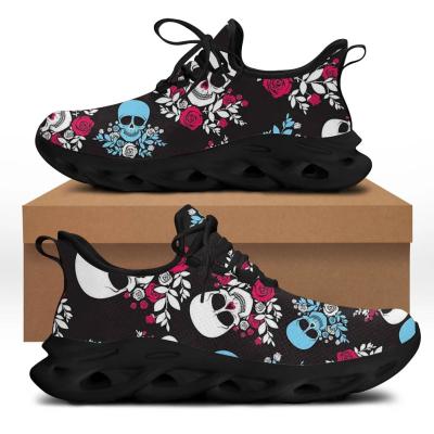 China Breathable/Comfortable/Lightweight Training Sneakers Max Sole Breathable Wholesale Dropshipping Comfort Printing Women Running Shoes Sublimation for sale