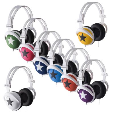 China Wholesale Hot Selling OEM Star Disco Earbuds Large Silent Clear Sound Wired Earphone for sale