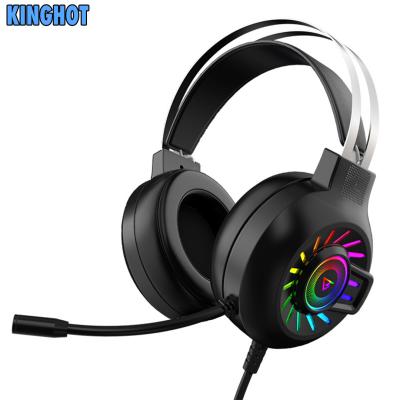 China Wholesale Custom Cheap Headband 2020 Adjustable Soft Earphone Microphone Gaming Headset With Wire Led Lightweight Headset for sale