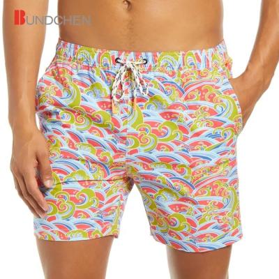 China New Fashion Breathable Custom High Stretch Custom Print Swimwear Shorts Men's Swim Trunks Beach Wear for sale