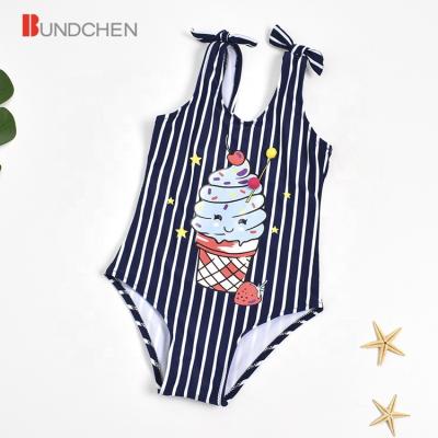 China New Fashion Summer Nice Off Shoulder Children's Swimwear Cute Warm Windproof One-Piece Swimwear Kids Swimwear for sale