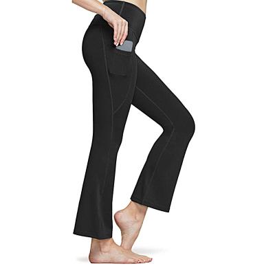 China Breathable Pocket Waist Hip Lift High Stretch Yoga Fabrics Breathable Solid Color New Arrival Loose Pants for sale