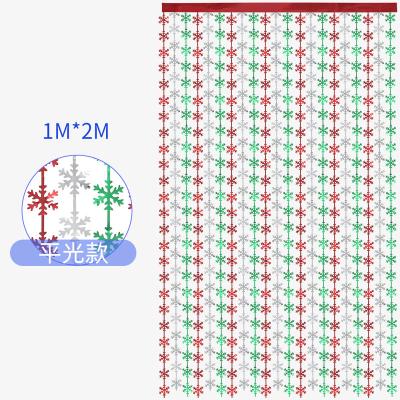 China 2023 Snowflake Decoration Party Decration New Christmas Background Decoration Party Rain Curtain Rain Curtain For Christmas New Year Party for sale