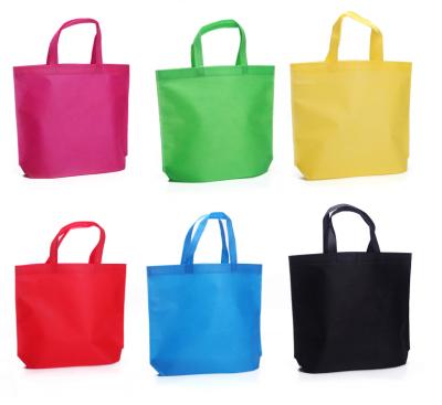 China Waterproof Biodegradable Reusable Non Woven Shopping Bag Nonwoven Tote Bag Ecological Bag With Logo for sale