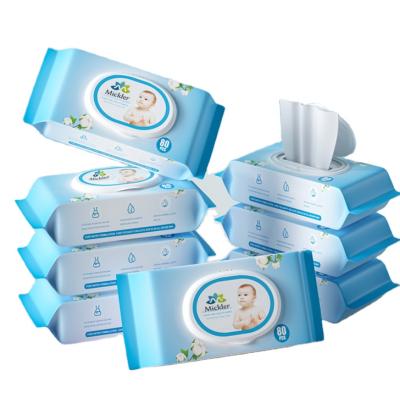 China Custom Quick Dry Makeup Washable Nonwoven High Quality Feminine Antibacterial Cleansing Refreshers Cleansing Face Huggies Baby Wet Cloths for sale