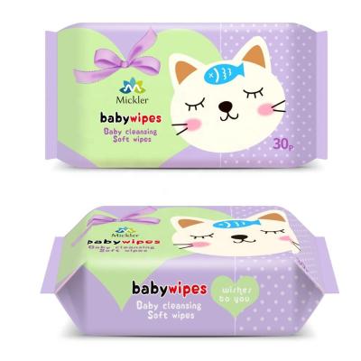 China Baby Care Portable Kids Clean And Dispersible Wet Toilet Paper Antibacterial And Nontoxic Wet Wipes for sale