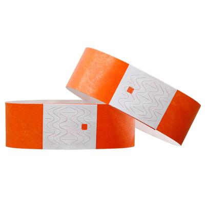 China Factory price disposable wristband eco-friendly / disposable tyvek paper waterproof wristbands party events wristbands for sale