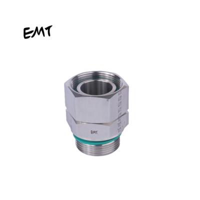 China Equipment Tube Connect EMT 2Because-WD Male Connector Ferrule Fittings BSP Straight Thread SS To Captive Joint for sale