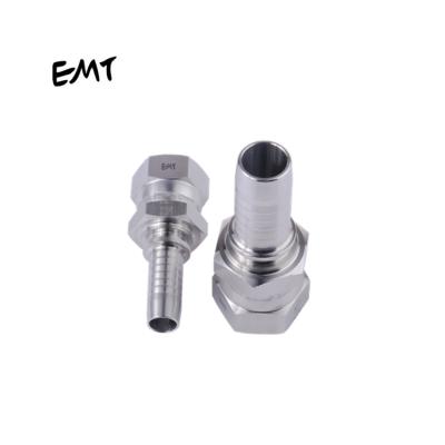 China Water Thread EMT Custom JIC Double Hex Forged Stainless Steel Male Female Hose Fittings For Sale for sale