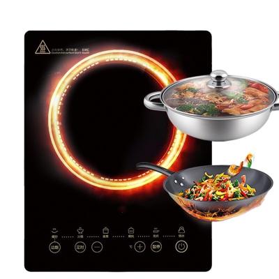 China 2200W Electric Household Electric Stir-fry One-Key Battery Cooker 2200W Induction Cooker Hotel Hob Hot Pot for sale