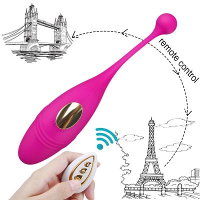 China Wireless Remote Control Vibrator Egg G-spot Massager Portable Vibrating Clitoral Vibrator for Adult Women Sex Toys for sale