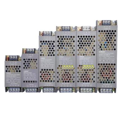 China Aluminum case Aluminum shell led driver 60W 12V 5A switching power supply IP20 indoor Ultra-thin led transformers for sale