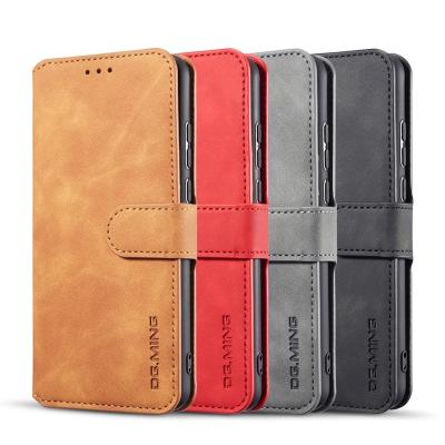 China Real Leather Comfortable Classic Flip Wallet Mobile Phone Anti-Skid Waterproof Case For Huawei Nova3e for sale