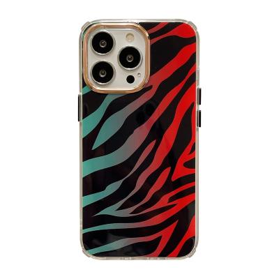 China 2022 shockproof new design gradient leopard print phone case for iphone 13 pro max phone case printing for iphone 11 12 xs 78Plus for sale