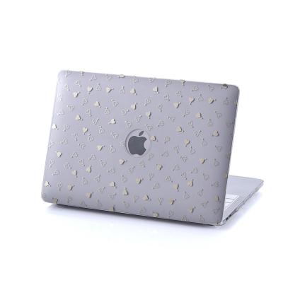 China Dirt-resistant For Macbook Pro Case Plated Cute Moon Design Hearts Case For Macbook 13 inch for sale