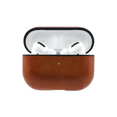 China Simple PU Leather Case For Airpods Pro Hook Cover Case For Airpod 12 for sale