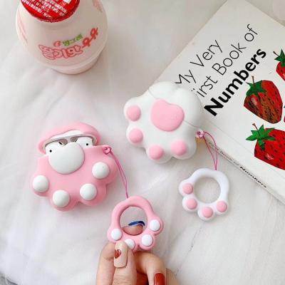 China Cute Silicone Lovely Cat Claw Paw Shaped Protective Case For Airpods Pro Cover for sale