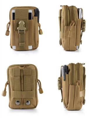 China High Quality Leather Waterproof Mobile Phone Bag Tactical Arm Sports Waist Pack Bag for sale