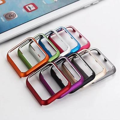 China New Stainless Steel Aluminum Alloy Case Electroplating Bumper Cover For Apple Watch 38mm 42mm Stainless Steel Bumper For Apple Watch for sale