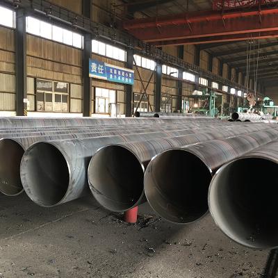 Cina Tubo d'acciaio saldato spirale rivestita nera di api 5l Grb Od 2000mm Ssaw in vendita