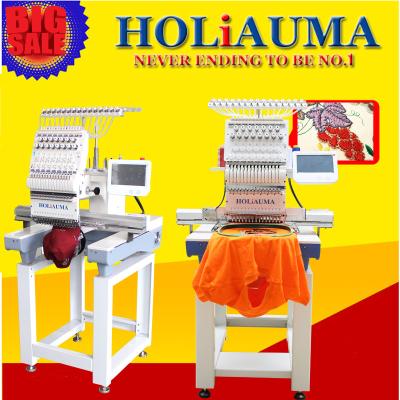 China Top quality single head high speed 15 needles computer embroidery machine like feiya embroidery machine price for sale