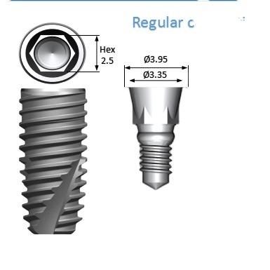 China Dental implant system China Best Quality SLA Surface Treatment Dental Implants Set For Dentists for sale