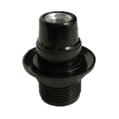 China Hot Selling Screw (YK744L) Bakelite E14 Lamp Holder With Aluminum Ring And Screw for sale