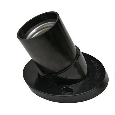 China Wall Mounted Screw (YK744) Angle Bakelite Lamp Holder E27 For Russia for sale