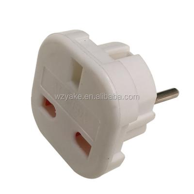 China (YK314) EU Power Supply Electric Plug Socket Adapter YK314 for sale