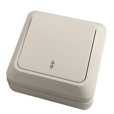 China Surface (YK1810) Mounted 1 Gang 2 Way Button Wall Switch (10A, 250V) YK1810 for sale