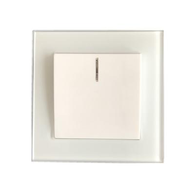 China (YK2004-G) 1 Frame European Glass Strip Style Power Switch With Light Weight YK2004-G for sale