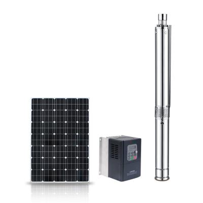 China Family Homes Electric High Pressure AC Inverter Brushless Irrigation Pump1Hp Solar For Deep Well for sale