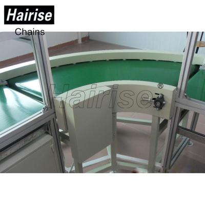 China Hairise Heavy Duty 20% Oil Saving 90 Degree Curve Belt Conveyor for sale