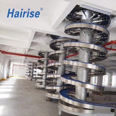 China Hairise Wear Resistant Spiral Belt Conveyor Systems for sale