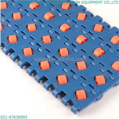 China Plastic Modular Conveyor / Transmission Belts Plastic Roller Modular Belt For Conveyor 600 Series for sale