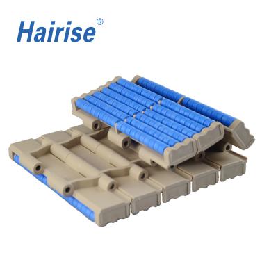 China Resistant to Corrosion and Heat High Quality Used to Convey Dairy Beverage Production Line Har821 PRR Plastic Roller Slat Top Chains for sale