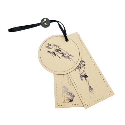 China Other Kraft Paper Tag for Leather and Garment Kraft Paper Logo Tag for sale